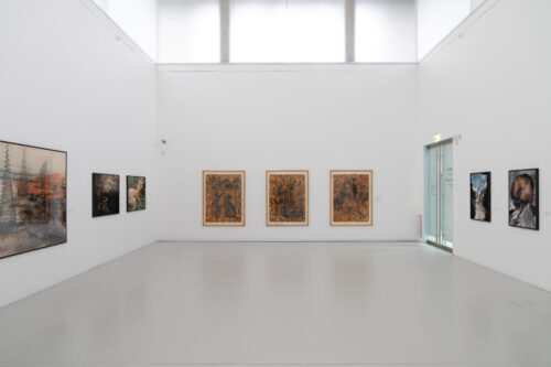 Ausstellungsansicht, Ludwig Rauch, Kubiak & Rauch. Von wundersamen Wesen und Landschaften, BLMK Cottbus, 2024, Foto: Bernd Schönberger