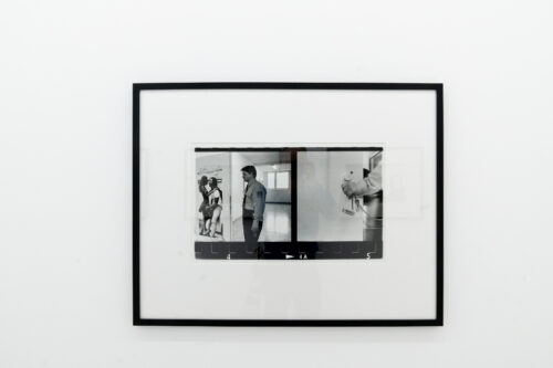 Thomas Kläber, aus: Getrennte Räume, 1996, Ausstellungsansicht, Thomas Kläber. Zeitinseln, BLMK Cottbus, 2024, Foto: Bernd Schönberger