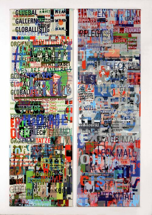 Michael Geyersbach, Wallpaper, 2006, Kombinationsdruck auf Folie © Künstler, Foto: Winfried Mausolf